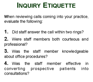 inquiry handling