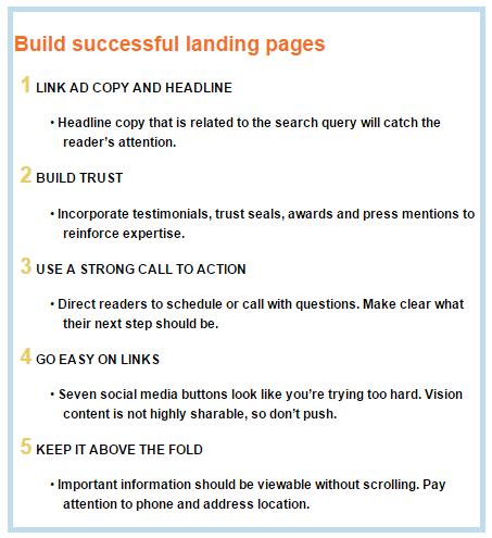 Build successful landing pages